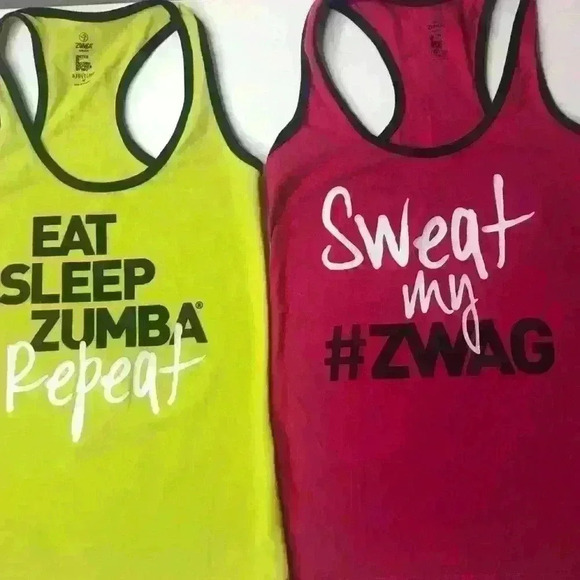 🔥 TWO Zumba Instructor Racerbacks - Picture 2 of 7